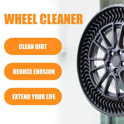 Tire Cleaner and Shine 120ml Mild Tire Protectant for Car Long-Lasting Tire Maintenance Supplies with Cloth for Car Vehicle