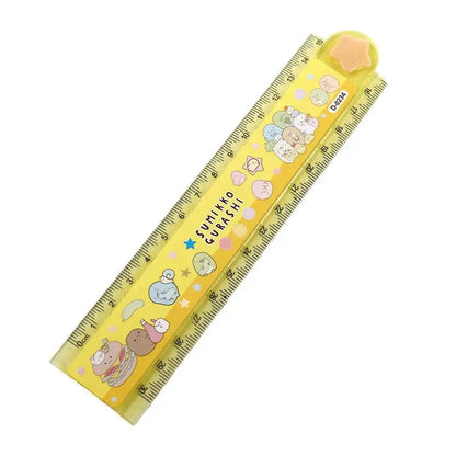 School Supplies  Gift 30CM Cute DIY Animal Drawing Rulers Drawing Tools Straightedge Folding Ruler