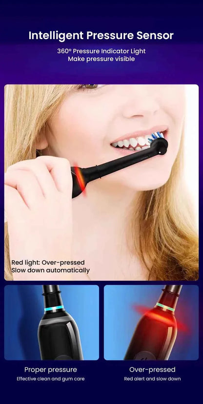 Oral B PRO ULTRA Electric Toothbrush 3 modes and 3 electric modes Adult electric toothbrush  Black, white, blue, pink