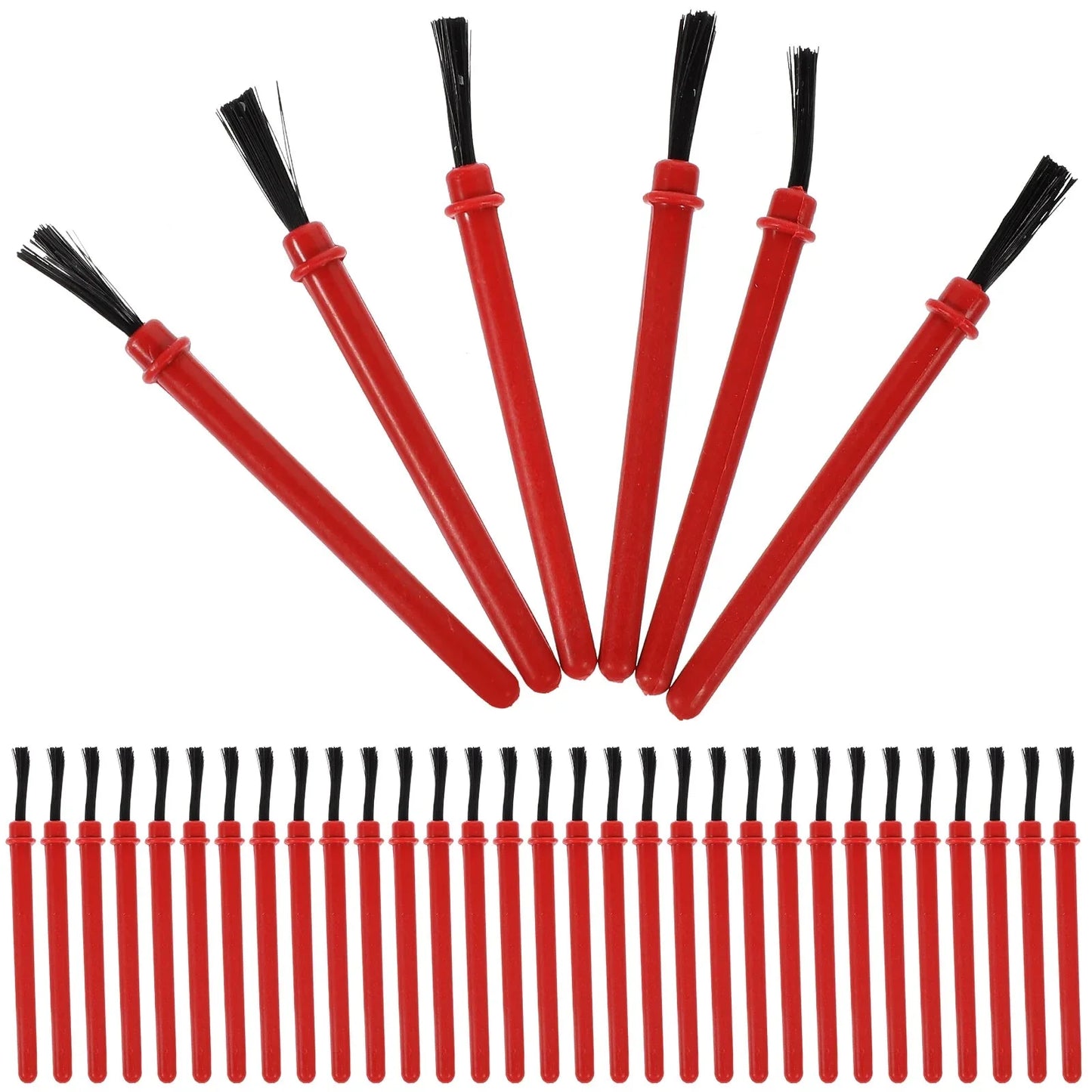 100Pcs Paint Brushes for Toddlers 2-4 Years Art Watercolor Acrylic Pigment Portable Durable PP Material Easy to Clean