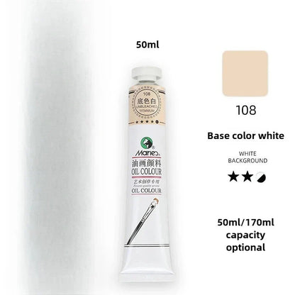 Maries Oil Paint 50ML Oil Painting Art Creation Pigment Large Oil Paint Paint Single Commonly Used 24 Colors