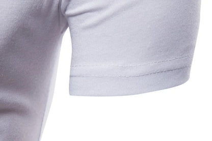 New2026 Men's Summer Short Sleeve T-shirts Trend Irregular Design Lace Up Solid Slim Tees Fashion Gothic Style Casual Shirts Men