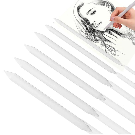Art Supplies Drawing Tool Stump Rice Paper Sketch Double Head Smudge Stick Blending Stick White Drawing Pen Sketching Pencil