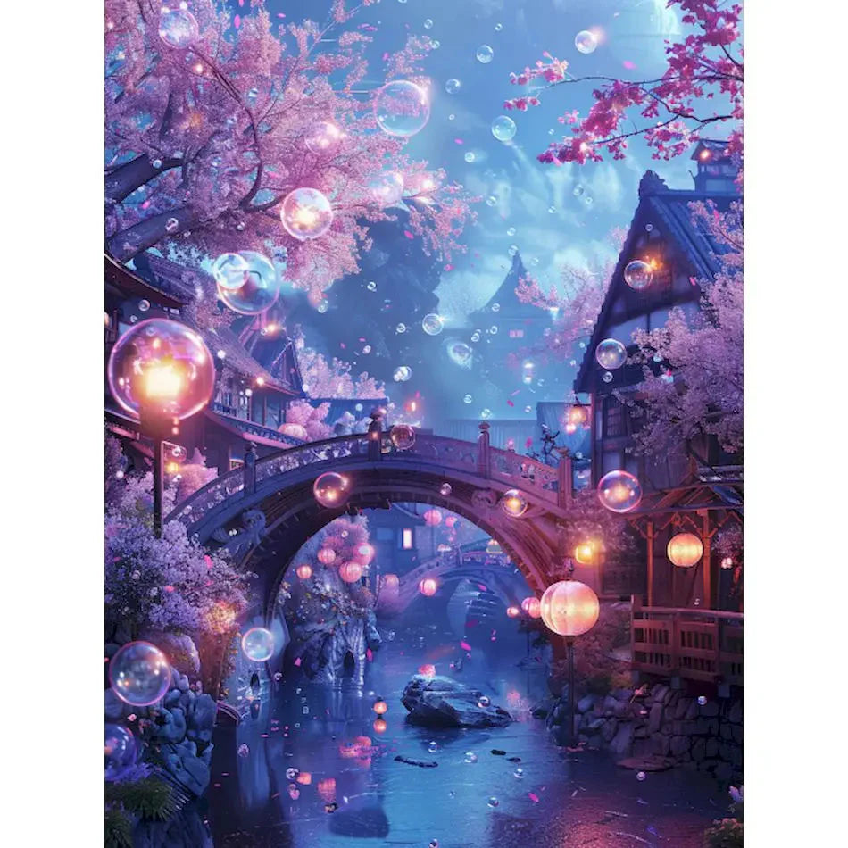 DIY Paint by Numbers Kit for Adults - Natural Scenery & Botanical Canvas Art