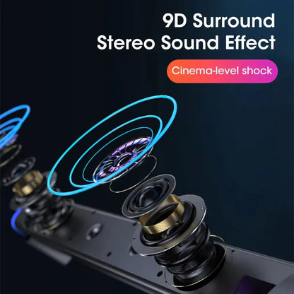 Bluetooth Speaker Bar Stereo Sound Subwoofer For Macbook Laptop Notebook PC Wired Loudspeaker Music Player