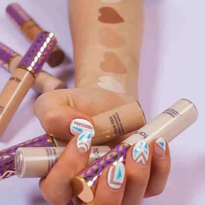 Moisturizing Liquid Foundation Covering Black Circles Blemishes Acne Marks Spots Oil-control Concealer Cream Waterproof Makeup