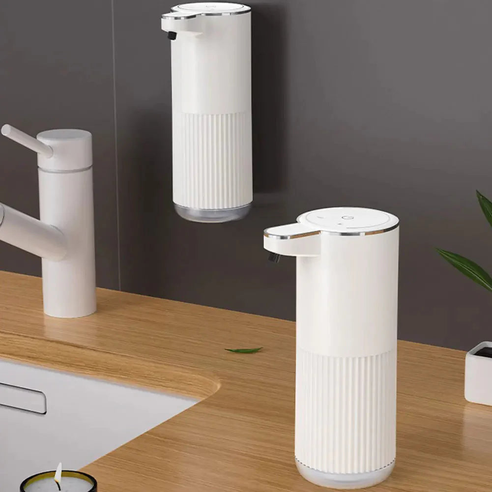 Automatic Soap Dispenser Touchless Foaming Soap Dispenser 400ml USB Rechargeable Electric Foam/Gel Soap Dispenser