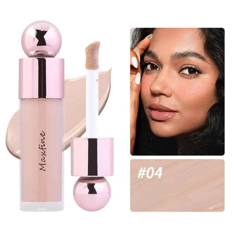 Smooth Liquid Foundation Cream Moisturizing Waterproof Concealer Modify Skin Tone Cover Acne Spots Full Coverage Face Make Up
