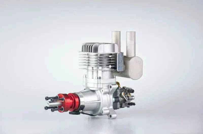 RCGF 35cc RE Rear Exhaust Gas Engine, Walbro Carburetor for Scale RC Aircraft