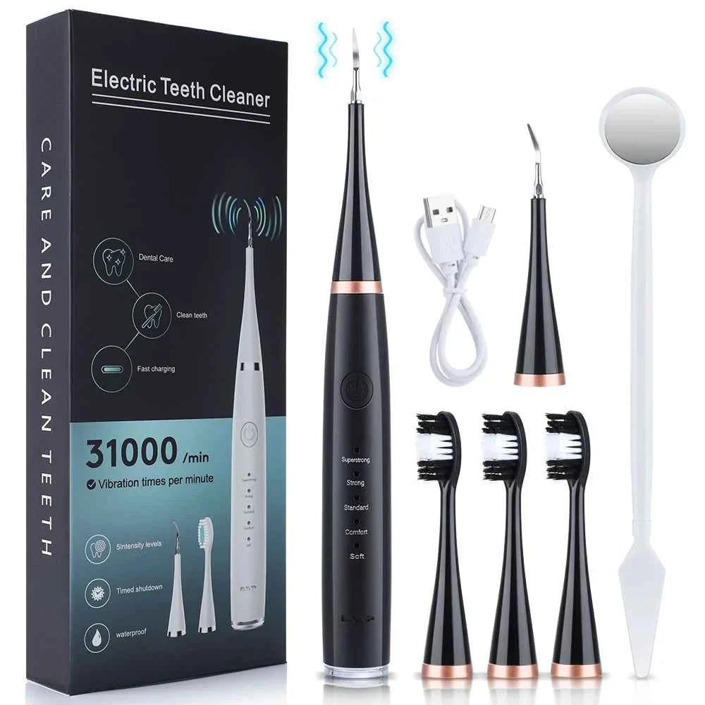 Electric Sonic Dental Scaler for Teeth Tartar Plaque Stains Cleaner Tooth Calculus Tooth Stone Remover Teeth Whitening Oral Care