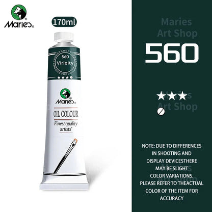 Marie's Oil Paint 170ml/5.95oz Large Tube,Art Supplies for Canvas Painting,Egg,Graffiti,Fabric,Stone,Leather,Wood,Ceramic