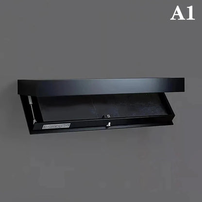 Solid Color Designer Shelf With Secret Compartment Concealed Floating Shelf Wall-Mounted Storage Solution Hidden Furniture