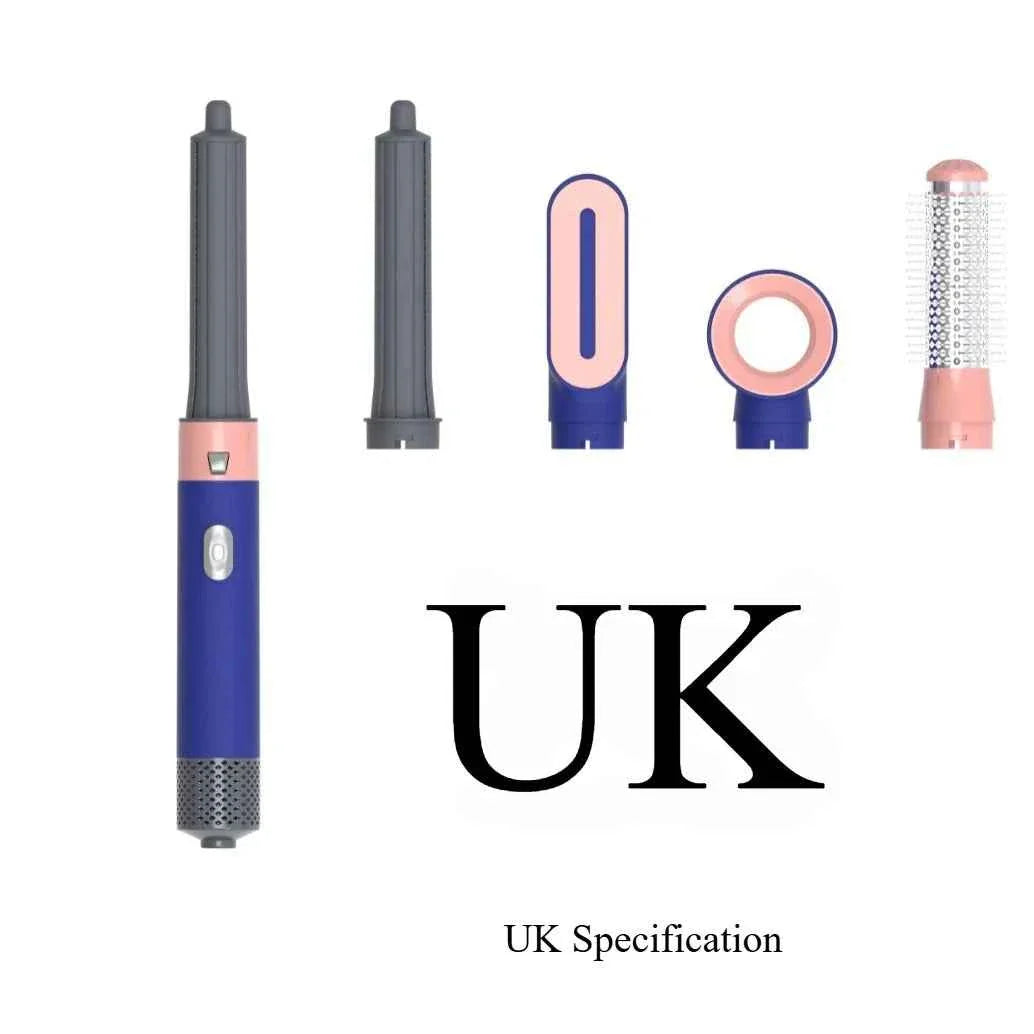 5-in-1 Negative Ion Automatic Curling Iron Multifunction Convenient Hair Dryer Volume Straight Hot Air Comb Curly Girl Method