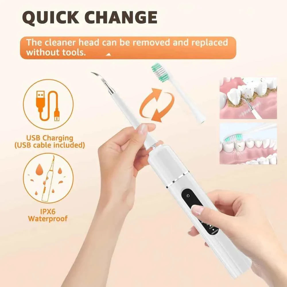 Sonic Electric Toothbrush -  home portable calculus removal care and toothbrush tool