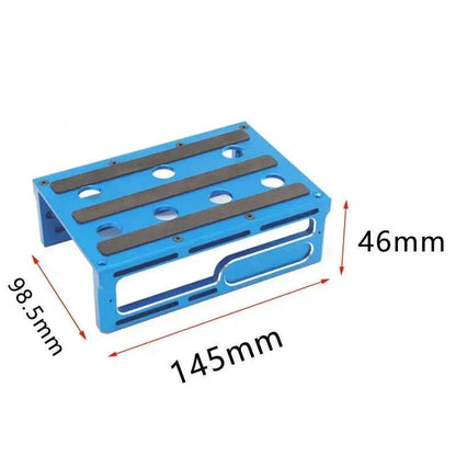 RC Cars Metal Repair Station Work Stand Assembly Platform for RC 1/8 1/10 Rock Crawler Climbing Cars Model Accessories