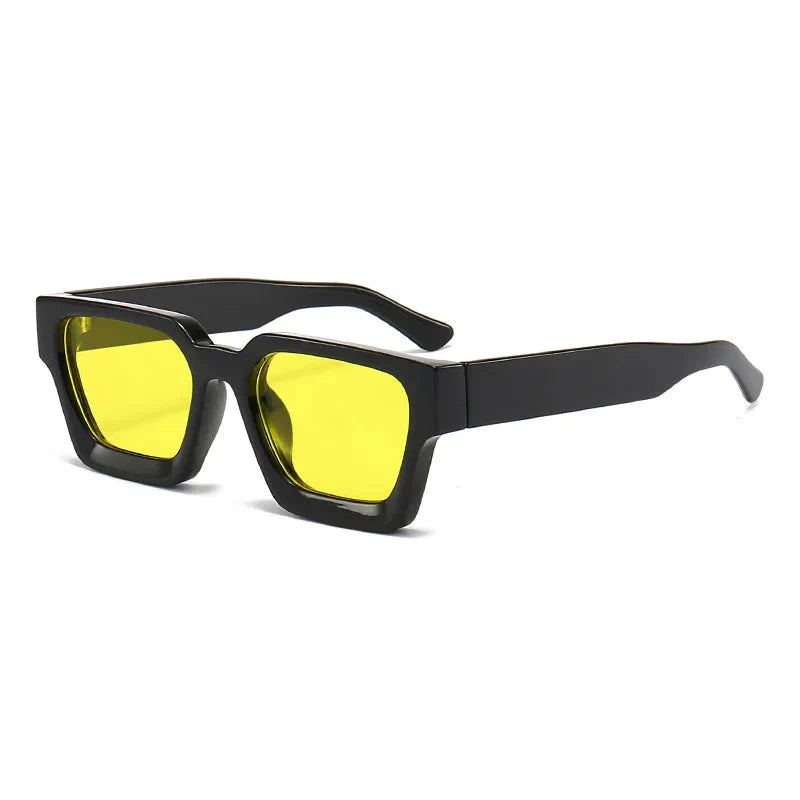 KLASSNUM Men Square Frame Sunglasses 2025 Luxury Brand Designer Sun Glasses Retro Trendy Shades UV400 Unisex Women Glasses New