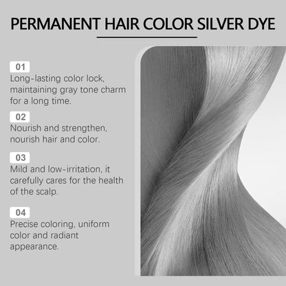 Hoegoa Grey Hair Cream Long Lasting Colour Lock Nourishing Phytocare Trendy Hair Colour Hairdresser
