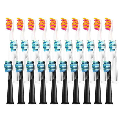 Premium Replacement Brush Heads - Compatible with Fairywill/Seago FW-507/508/515/551/917/959 - Dupont Bristles 5-10Pcs