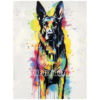 Animal Diamond Painting Graffiti Rhinestone Embroidery Dog Mosaic Cross Stitch Children Gift Art Handmade Home Decoration