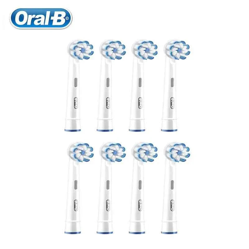 Oral-B EB60 Sensi Ultrathin Replacement Electric Toothbrush Heads Clean and Care Sensitive Original Refill Tooth Brush for Adult