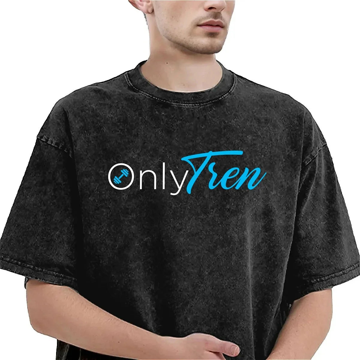 Only Tren T-Shirt Summer Funny Workout Pun Aesthetic T-Shirts 2024 Loose Kawaii Tshirt For Man Short Sleeve Design Clothes