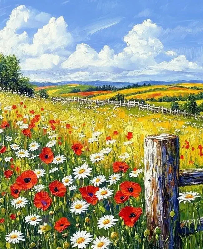 RUOPOTY Paint By Number Kit On Canvas For Adults Scenery Oil Acrylic Painting Home Decoration Gifts
