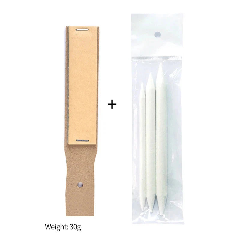 Blending Stumps and Tortillions Paper Art Blenders with Sandpaper Pencil Sharpener Pointer Artist Set For Art Drawing Supplies
