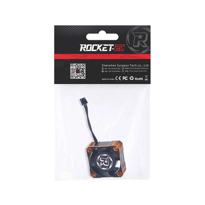 ROCKET-RC 25/30/35/40/50mm V2 Metal Cooling Fan 32000/28000/21000/16000/10000RPM for 1/8 1/10 1/12 RC Car 540/550/3650 Motor ESC