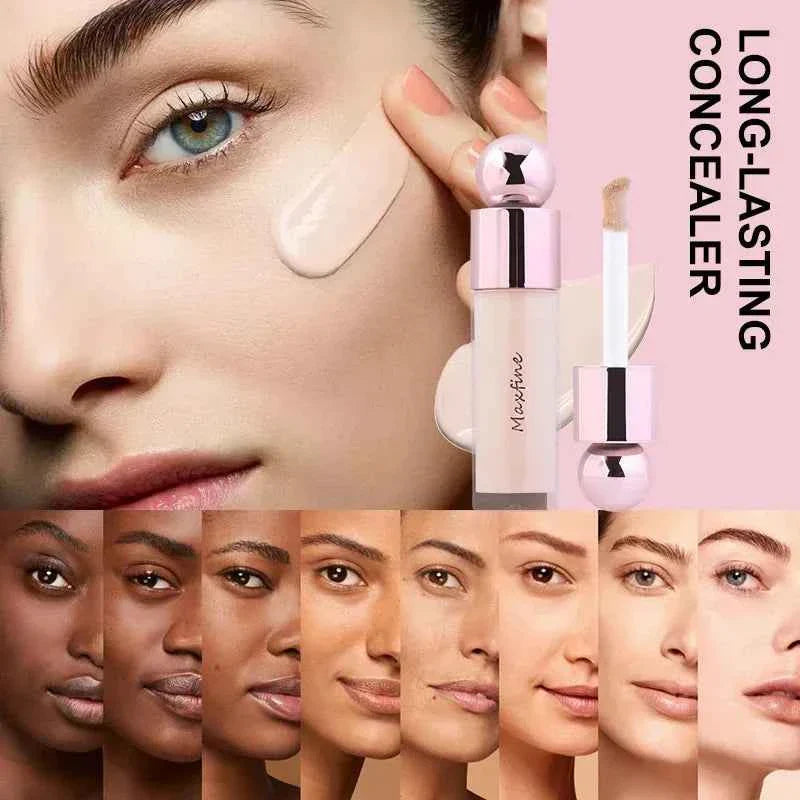 Smooth Liquid Foundation Cream Moisturizing Waterproof Concealer Modify Skin Tone Cover Acne Spots Full Coverage Face Make Up