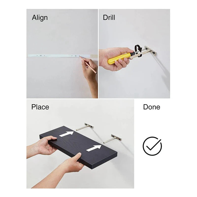 Floating Shelves For Wall,16In Wood Wall Shelf For Room Decor/Storage/Display,For Bedroom,Bathroom,Living Room,Kitchen