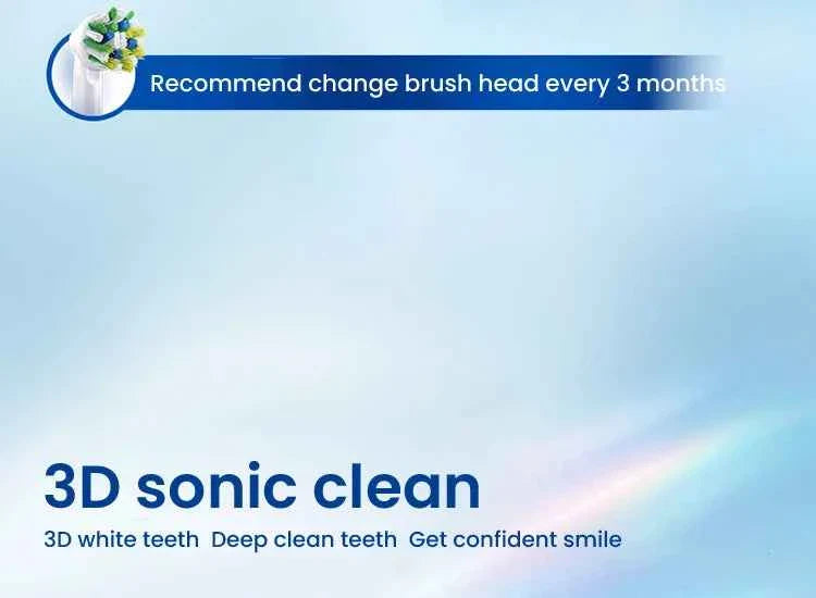 Oral-B Pro1 Max 3D Smart Electric Toothbrush Recharge Oral-B Replace Toothbrush Head Nozzles Timer Brush Pressure Sensor 3 Modes