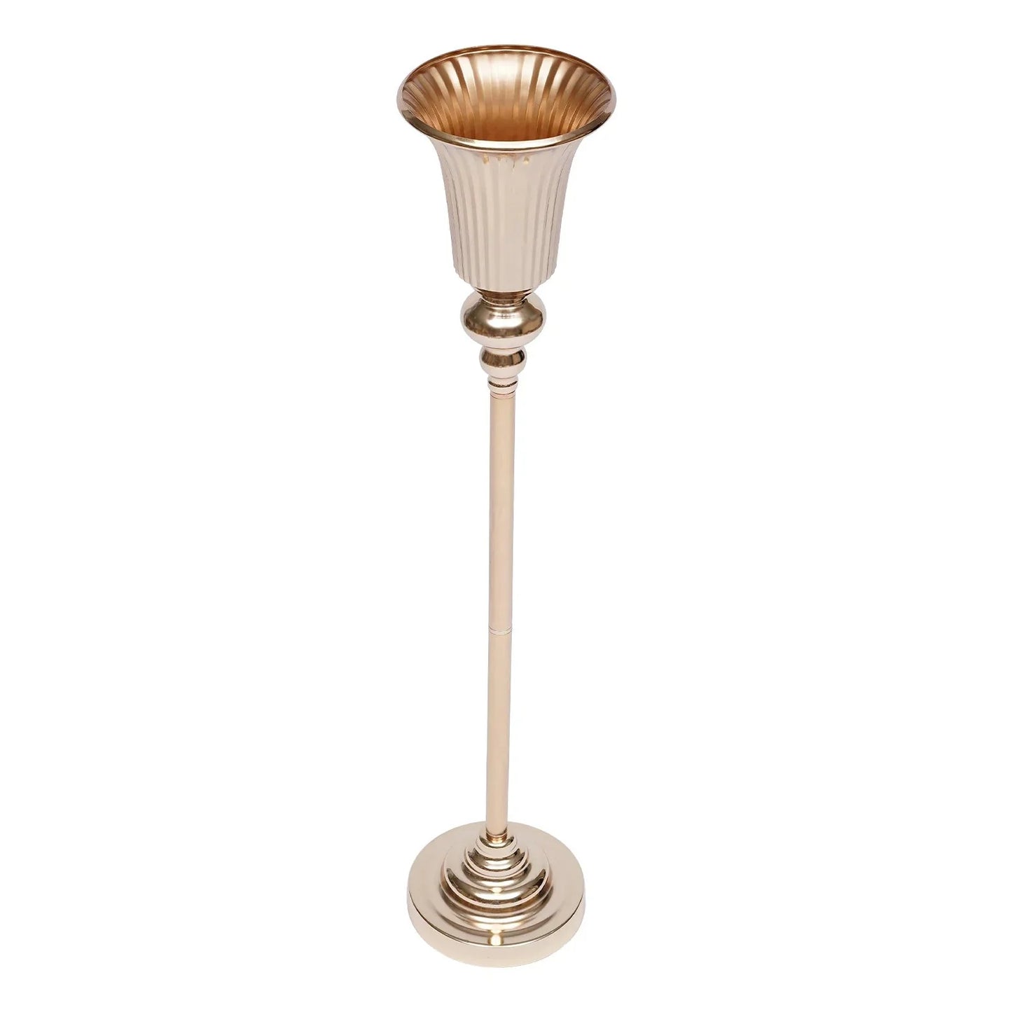10Pcs Versatile Wedding stands Metal Trumpet Holders Vases For Weddings, Party Decorations