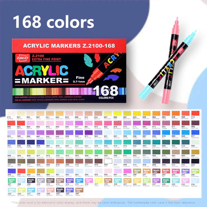 36-240 Acrylic Paint Markers, Waterproof & High Saturation for Wood,Metal,Plastic,Fabric,Glass,Ceramic Painting DIY Art Supplies