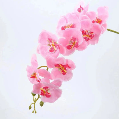 1Pcs Butterfly Orchid Artificial Flowers Orchid Phalaenopsis Fake Flowers Party Home Decor Garden Wedding Decoration Accessories