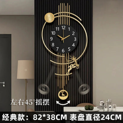 Wall Clock Large Bathroom Decor Room Digital Room Watch Interior Wall Decoration Gaming Decoration For Bedroom Accessories Live
