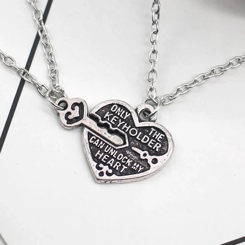New Best Friends Necklace For Women Girls Broken Heart Puzzle Musical Note Pendant Necklaces BFF Friendship Forever Jewelry Gift