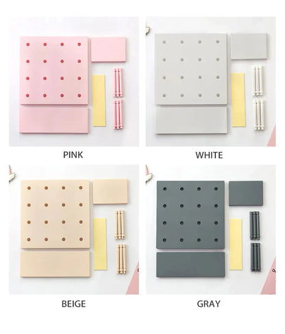 Home Decor Wall Shelves Decoration Hole Board Wall Storage Rack Storage Shelf Kitchen Bedroom Hanging Wall Shelves Wall Decor