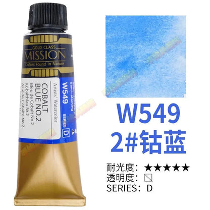 Korea MIJELLO tube watercolor artist 15ml watercolor paint mission series art supplies