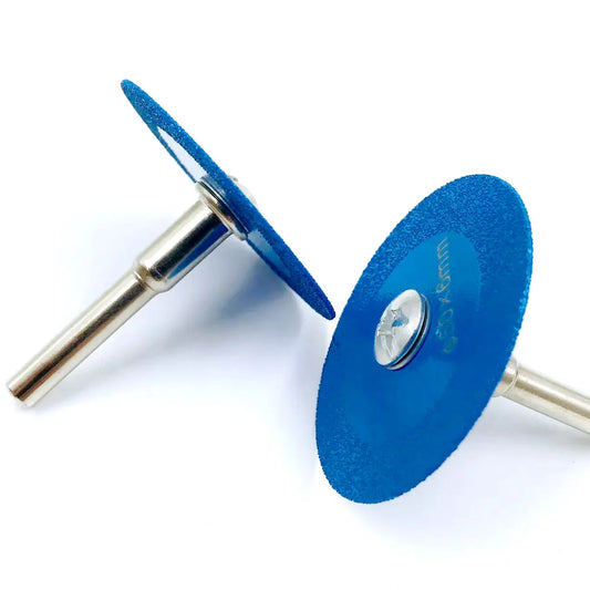 2inch 1-10Pcs Diamond Cutting Disc Glass Jade Crystal Tile Marble Saw Blade Brazed Glass Engraving Round Shank Mini Saw Blade