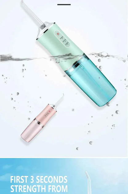 Portable Smart Electric Oral Irrigator Water Flosser 4 Jets 3 Modes Rechargeable Dental Water Jet Irrigator Dental Teeth Cleaner