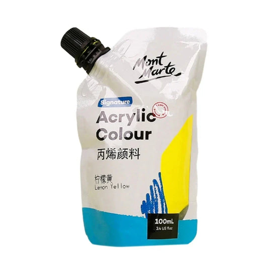 Art Acrylic Paint, 11 Colors Acrylic Paint, 100ml Bag, Rich Pigmented, Waterproof Acrylic Paints for Artists, Beginners