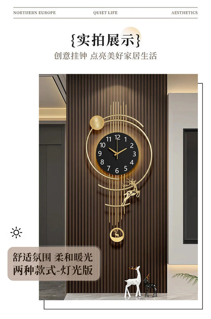 Wall Clock Large Bathroom Decor Room Digital Room Watch Interior Wall Decoration Gaming Decoration For Bedroom Accessories Live