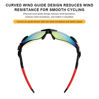 RIDERACE Sports Men Sunglasses Road Bicycle Glasses Mountain Cycling Riding Protection Goggles Eyewear Mtb Bike Sun Glasses