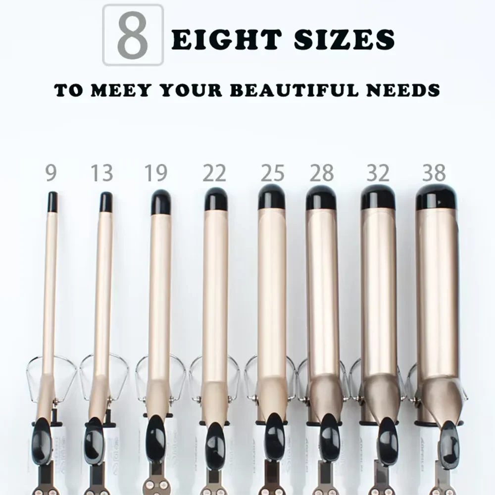 Electric Heating Curly Hair Stick Curling Iron Hair Straightener Wave Waver Beauty Salon Styling Tool Appliances Crimping Iron