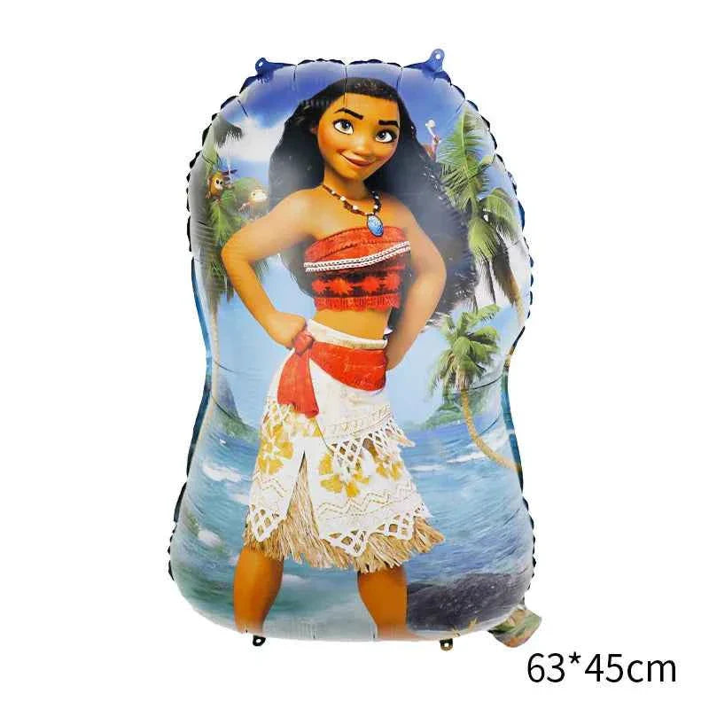 Moana Party Decorations Balloons Set Tableware Napkins Cups Plates Backdrop Kit Disney Vaiana Theme Happy Birthday Deco Supplies