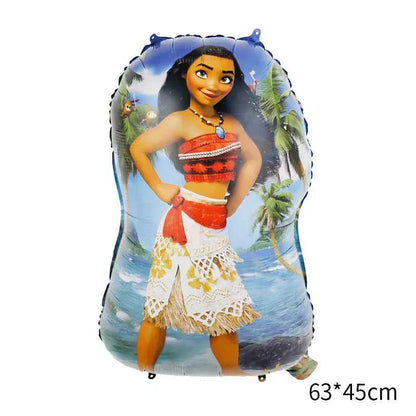 Moana Party Decorations Balloons Set Tableware Napkins Cups Plates Backdrop Kit Disney Vaiana Theme Happy Birthday Deco Supplies