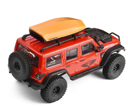 RCDream 1/18 Scale Roof Rack Roof Box for 1/18 1/24 1/12 RC Crawler Truck TRX4M Bronco AX24 #18R004