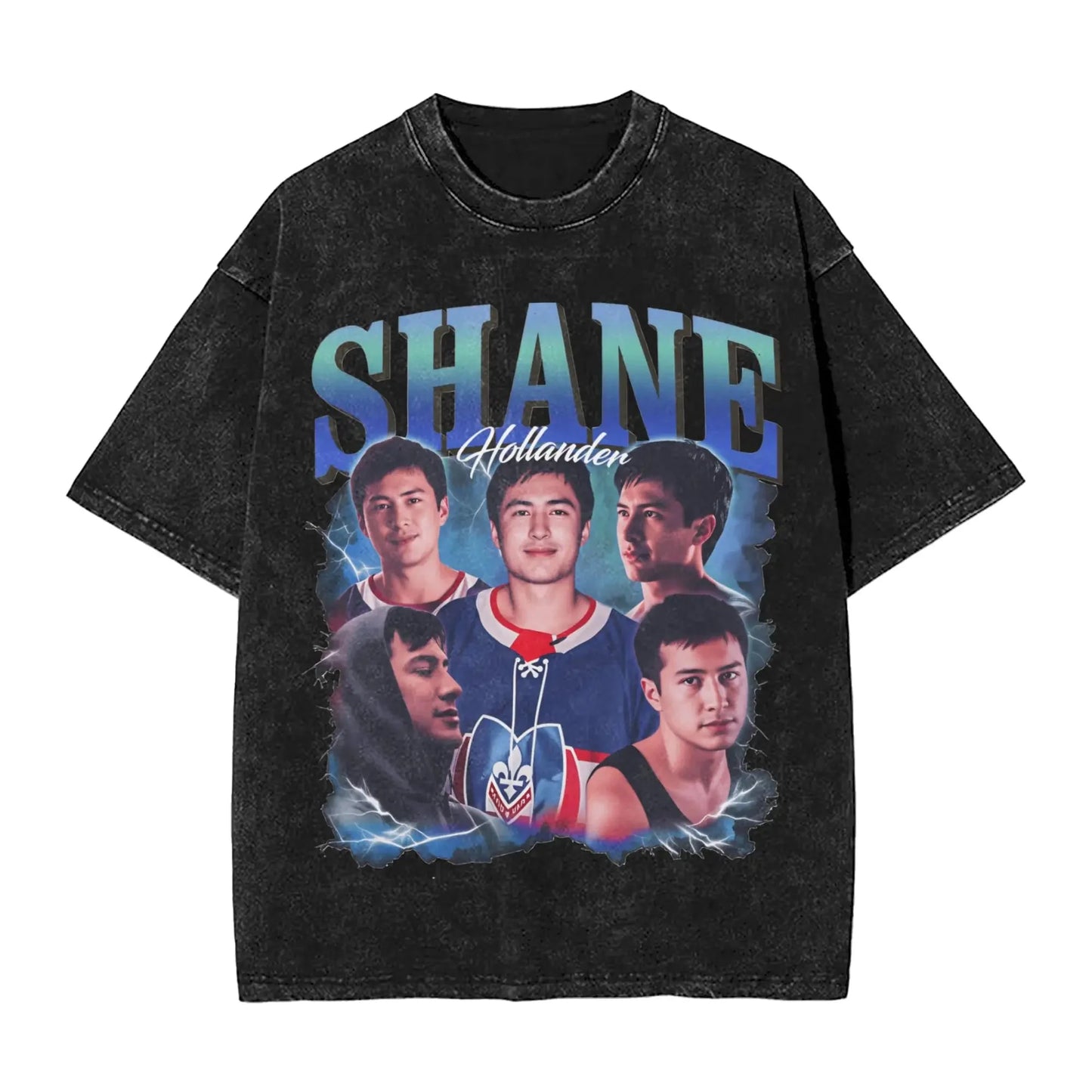 Mens T-Shirt Heated Rivalry Shane Hollander Washed T Shirts Hip Hop  Summer Tees Y2K Basic Loose Casual Tops Gift Idea