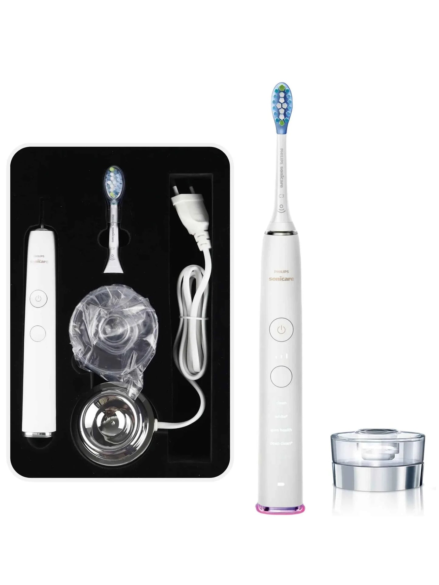 Philips Sonicare Electric Toothbrush HX992, No Original Packaging, C3 Brush Head，Five modes,three intensities