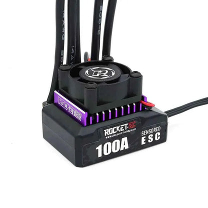 ROCKET RC 100A ESC w/ CH10 540 Motor 10.5T 13.5T 17.5T 21.5T Sensored Brushless Combo for 1/10 1/12 RC Drift Racing Car Parts